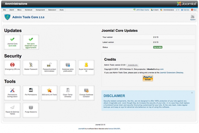 Aggiornamento Globale