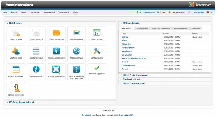 joomla 2.5 è finalmente tra noi..