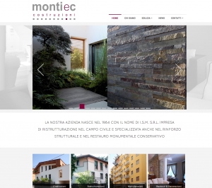 Nuovo sito per l'azienda Monti e C. costruzioni