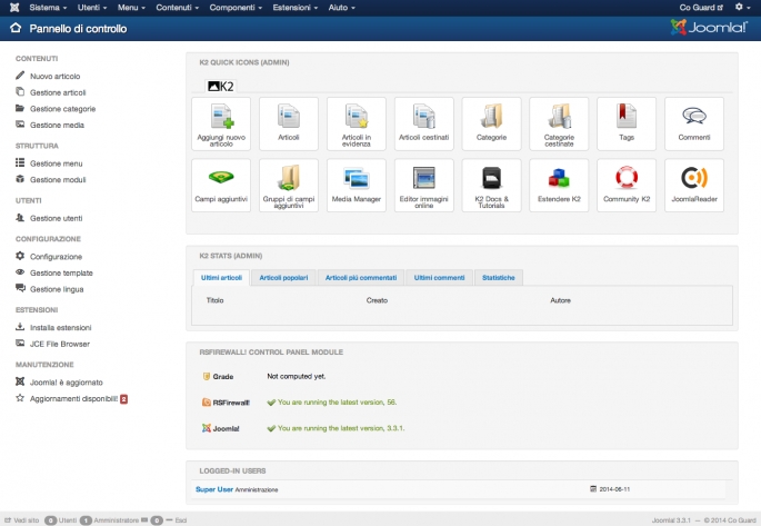 Importante Aggiornamento d1 Joomla! 3.3.1