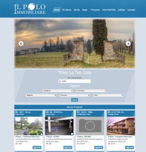 Nuovo sito web per l'agenzia Immobiliare - Polo