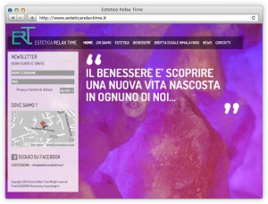 Aperto nuovo sito web Centro Estico Relax Time