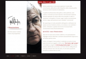 On line il nuovo sito dell'Artista Walter Ravizza