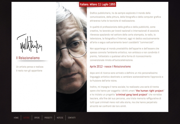 On line il nuovo sito dell&#039;Artista Walter Ravizza