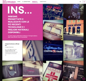 Nuovo sito web Laboratorio Insegne