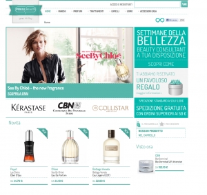 Rilasciato Nuovo e-web per nota profumeria