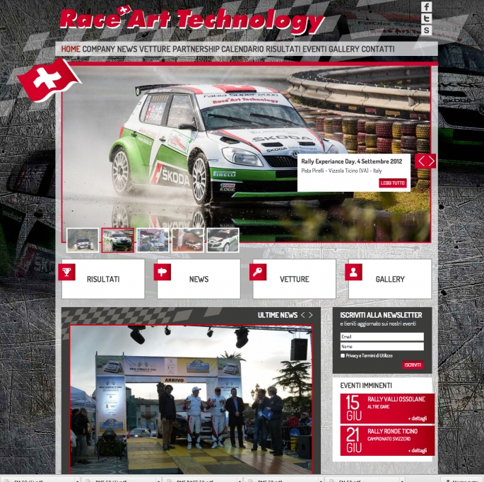 Aperto nuovo sito Race Art - Scuderia Rally