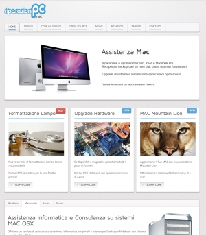 Nuovo Layout HTML5 per RiparazioniPC.net